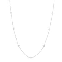 Collana Babila Milano Donna in Oro bianco Diamante BBGT07CB03